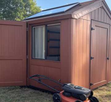 Keter Factor Large 8 x 11 ft. Resin Outdoor Shed