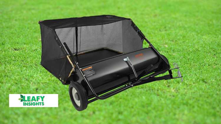 VEVOR Tow Behind Lawn Sweeper 50″ Review