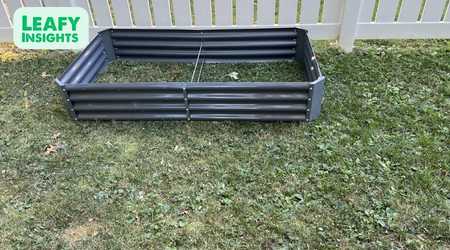 Land Guard 3 Pack 6x3x1ft Galvanized Metal Raised Garden Bed