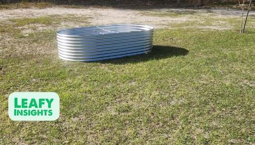 Galvanized Raised Garden Bed – 8x2x1ft